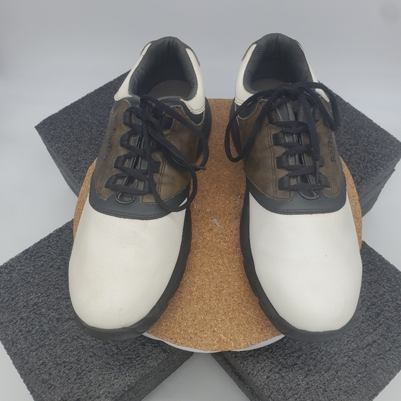 Footjoy Shoes Men\'s 10M Greenjoys 45516 White Brown Golf Cleats main image 7